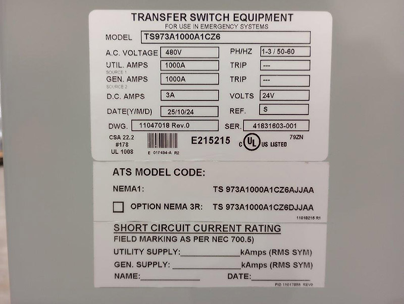 Thomson 1000A TS 970 Thomson 1000A TS 970