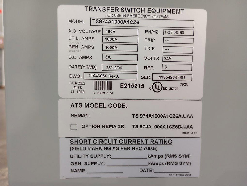 Thomson 1000A TS 970 Thomson 1000A TS 970