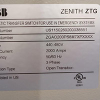 ABB 2000A ZTG 2