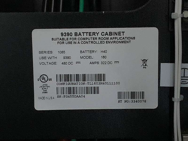 Eaton 9390 160 kVA UPS Trailer Mounted Eaton 9390 160 kVA UPS Trailer Mounted