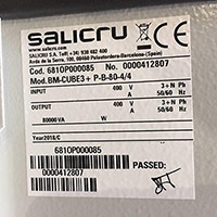 Salicru BPME 3 Breaker Maintenance Bypass 80 kVA 2