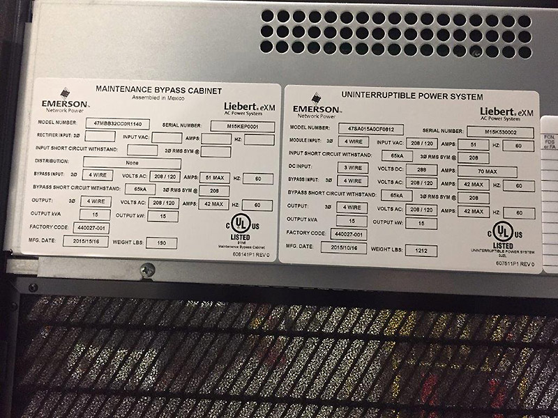 Liebert EXM 15 kVA UPS: Used Commercial Grade Power Protection Liebert EXM 15 kVA UPS: Used Commercial Grade Power Protection