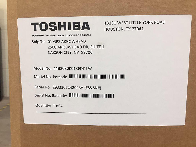 Toshiba 4400 Series 80 kVA Toshiba 4400 Series 80 kVA