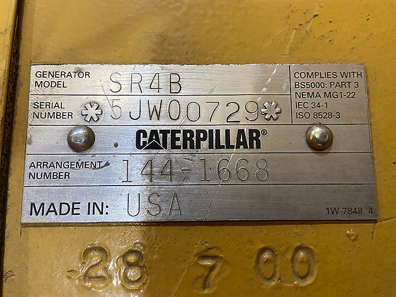 Caterpillar 1500 kW 3512 Caterpillar 1500 kW 3512