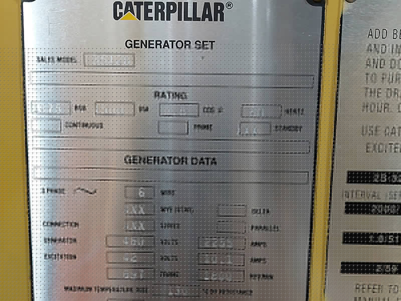 Caterpillar 1500 kW 3512 Caterpillar 1500 kW 3512