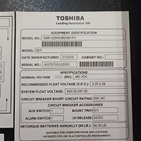 Toshiba G9000 Battery Cabinet 2