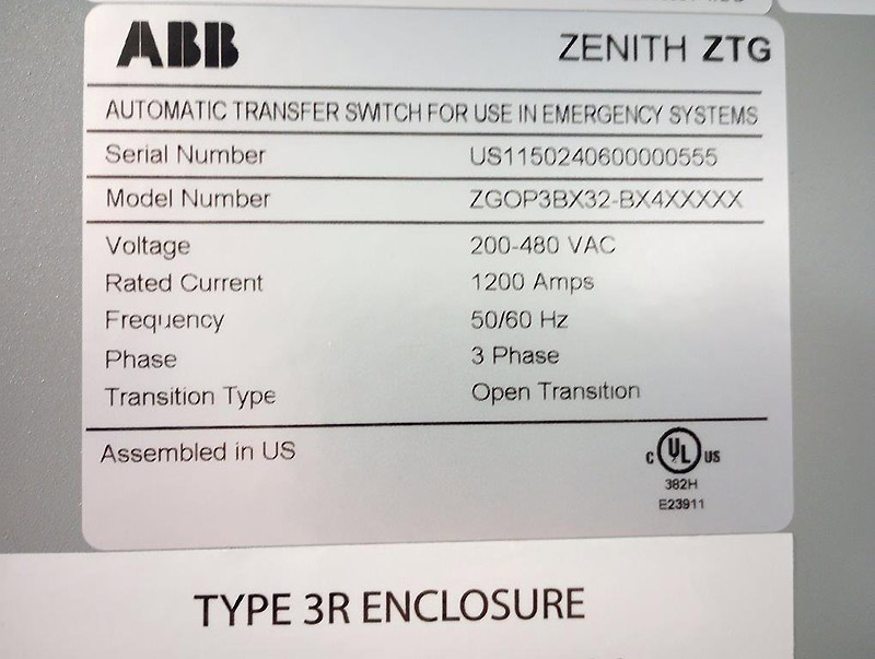 ABB 1200A ZTG ABB 1200A ZTG