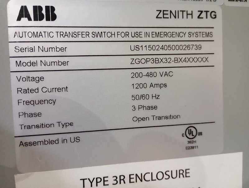 ABB 1200A ZTG ABB 1200A ZTG