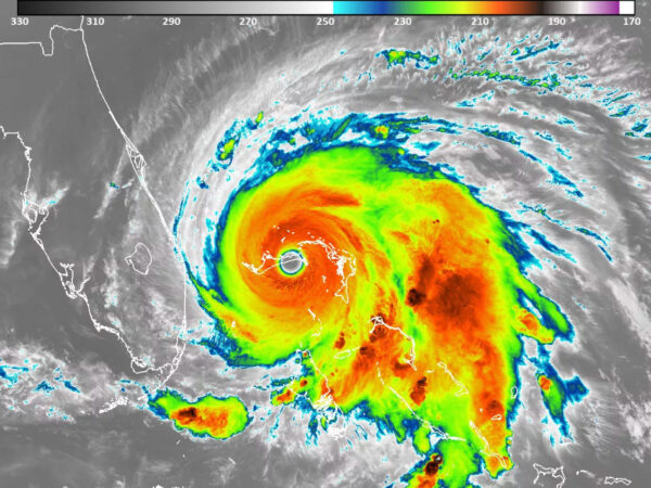 NOAA Hurricane Radar Image